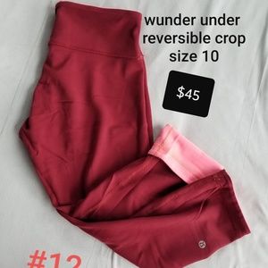 Lululemon wunder under crop